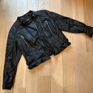 Hard Rock Hotel Faux Leather Biker Jacket